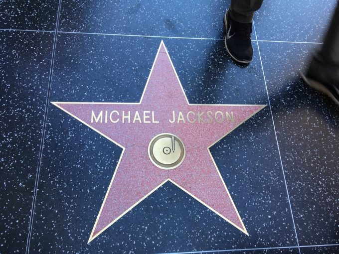 Hollywood Walk of Fameフォークオブフェイム