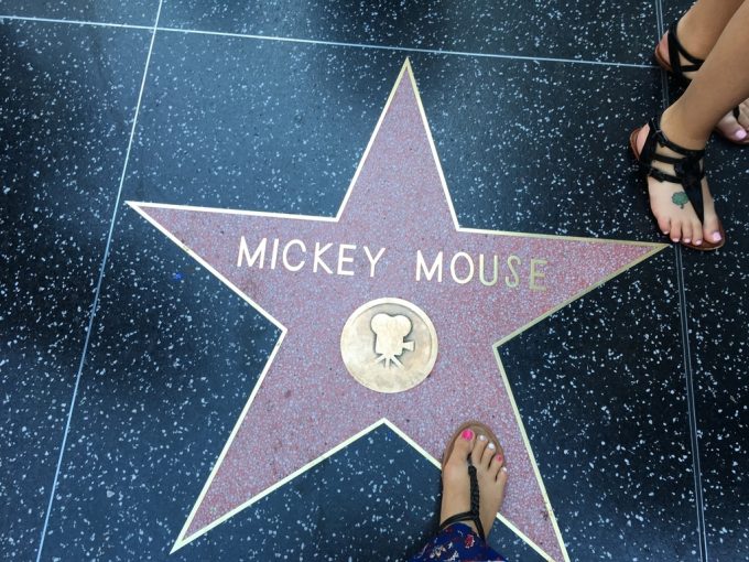 Hollywood Walk of Fameフォークオブフェイム