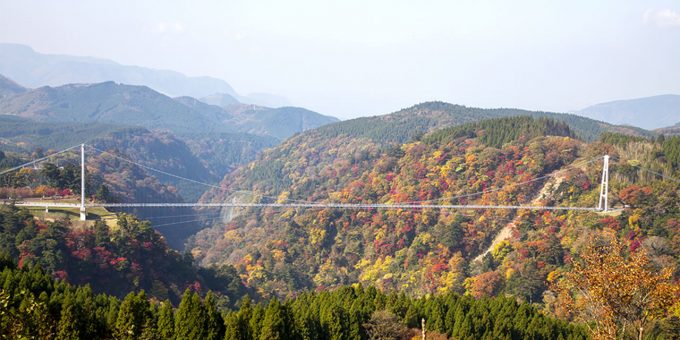 大分県 インスタ映え 吊り橋