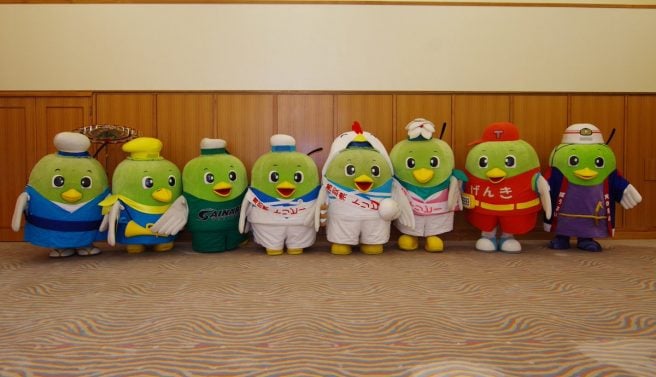 鳥取県 ゆるキャラ　トリピー集合