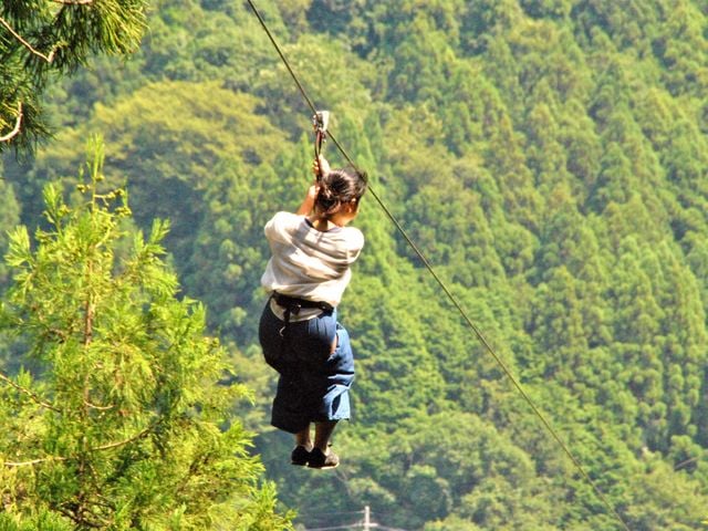 まさに気分はターザン『フォレストアドベンチャー祖谷』