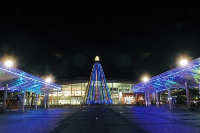 岡山県インスタ映えスポット 井原駅　ミナクルネ