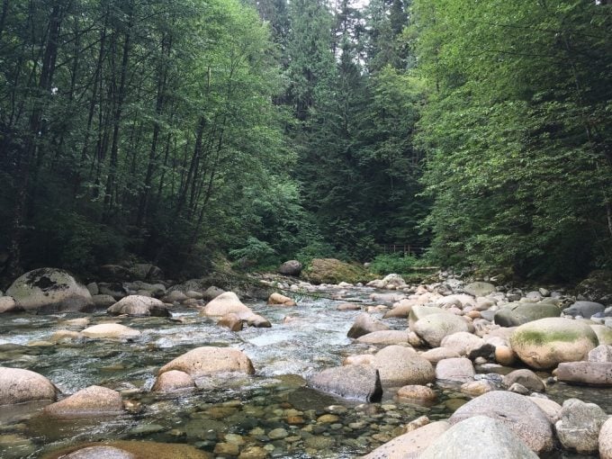 Twin Falls Bridge river
