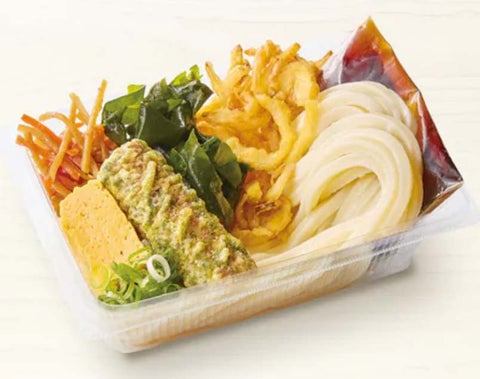 第1位：天ぷらとおかず付きのうどん弁当（バランス型）