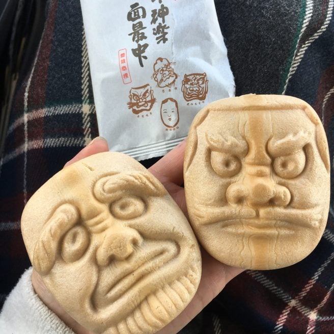 備中神楽面最中