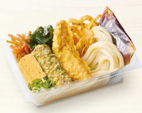 第2位：かしわ天入りうどん弁当