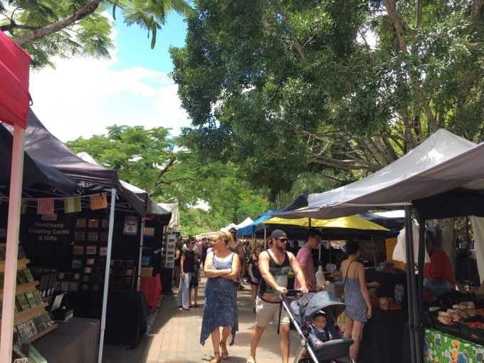 Eumundi Market street