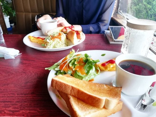 山口県 モーニング コーヒーハウスブリッヂ