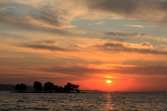 宍道湖夕日スポット