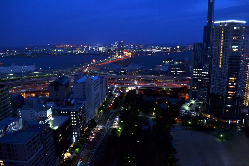 神戸市役所展望ロビー 夜景