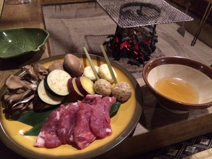 鶴の湯温泉 夕食