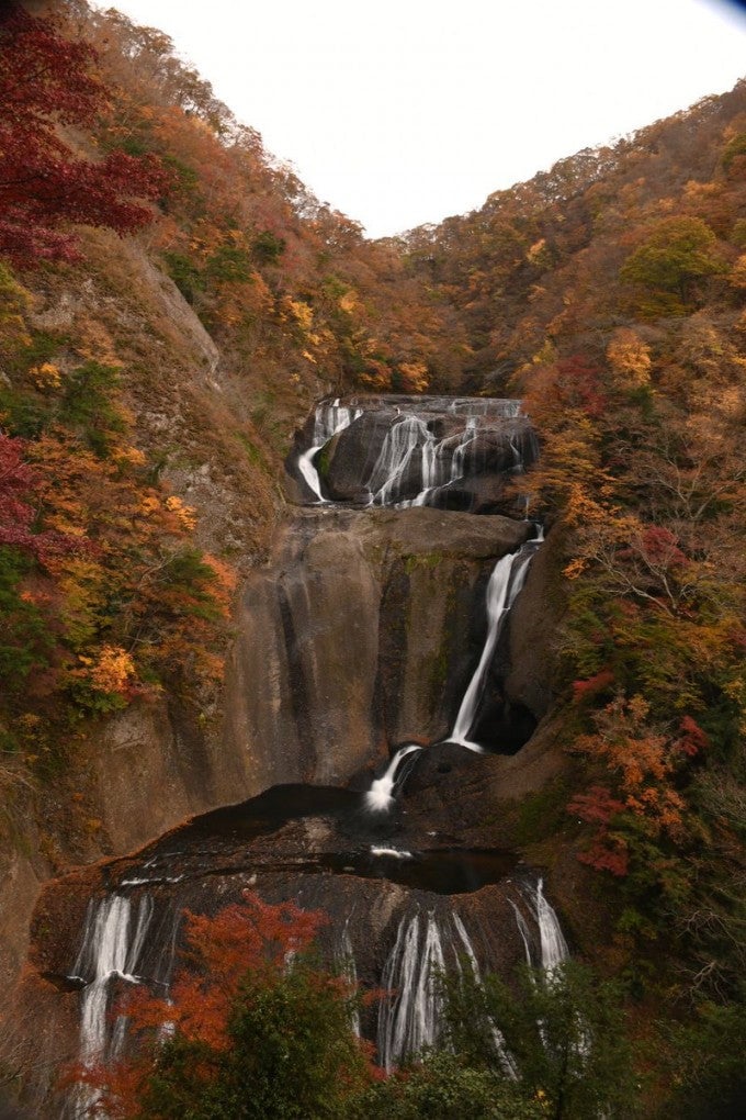 袋田の滝 紅葉