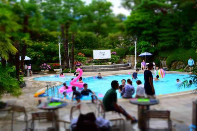 岐阜県 プール 水明館