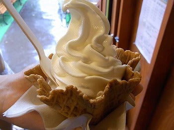 旭山動物園　ソフトクリーム