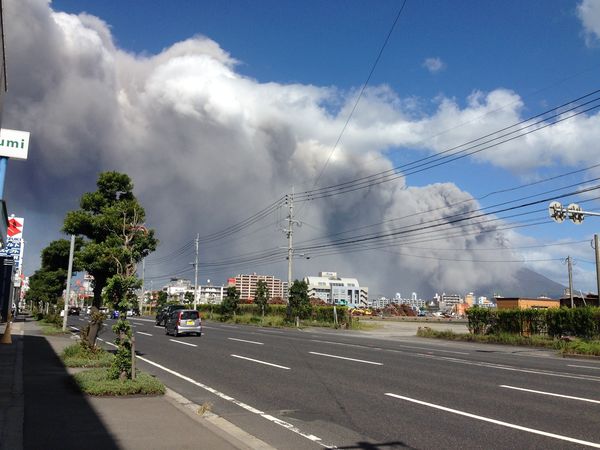 鹿児島 あるある 火山灰