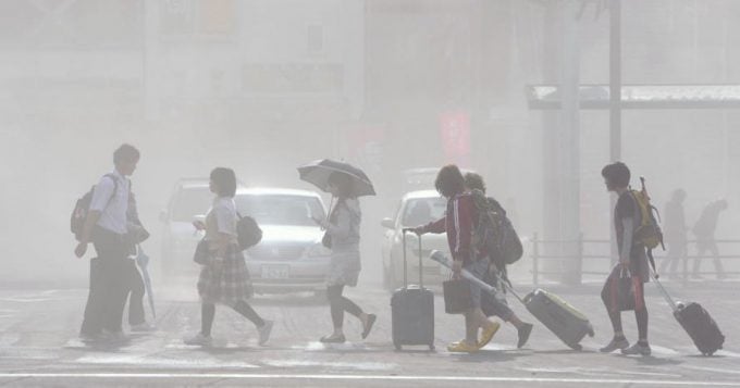 鹿児島 あるある 火山灰2
