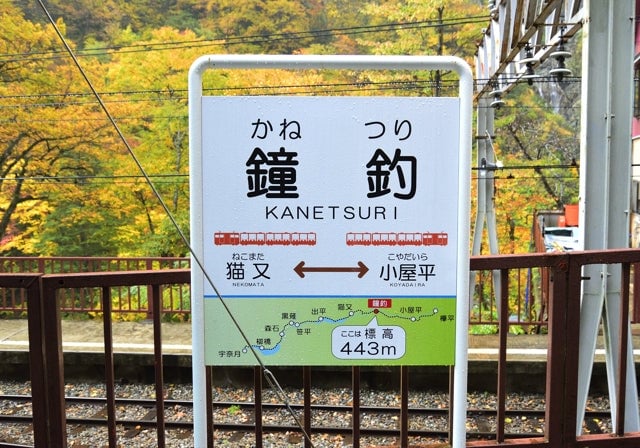 鐘釣駅