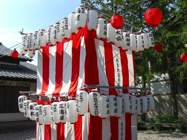 馬籠宿流しそうめんの夕
