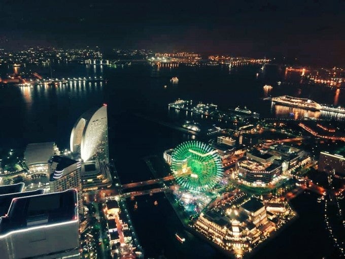 横浜ランドマークタワー夜景