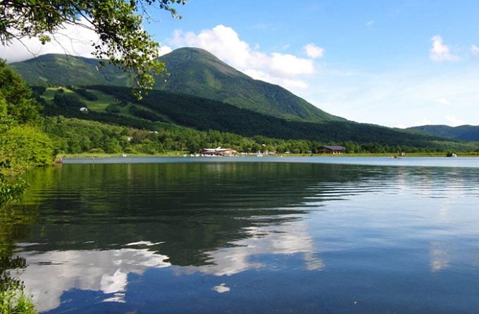 女神湖　長野県　観光名所