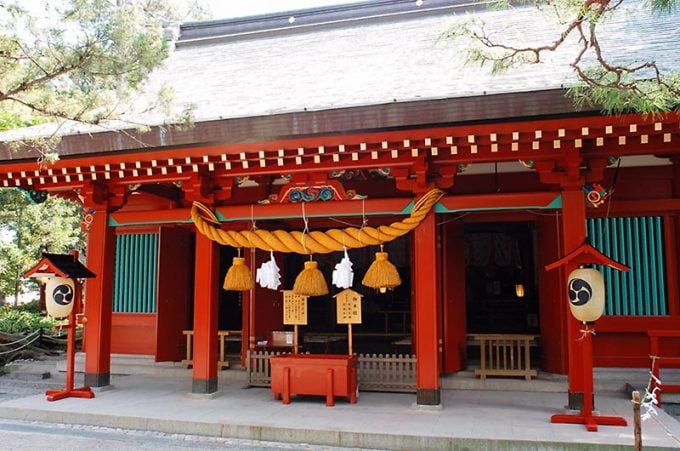 生島足島神社　長野県　観光名所