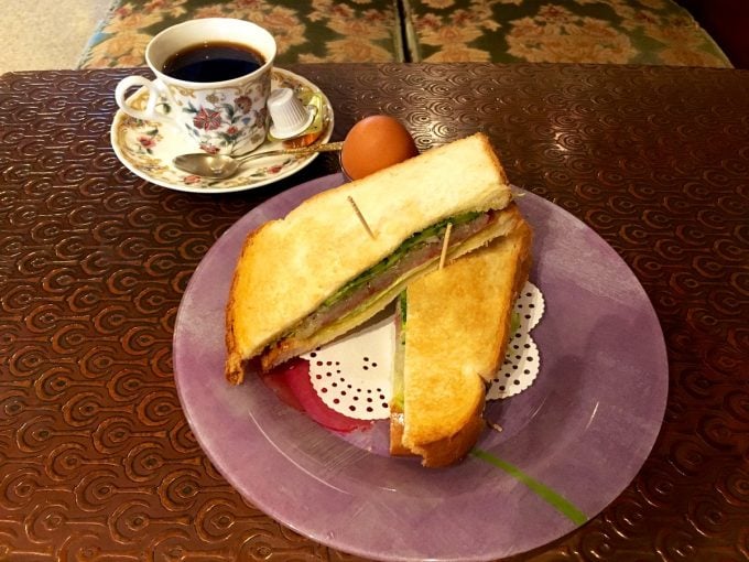 喫茶クレオパトラ モーニング