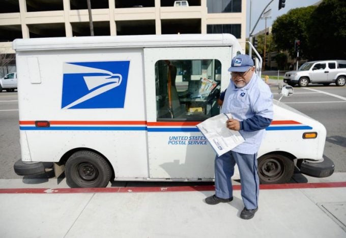 ロサンゼルスの郵送事情　USPS